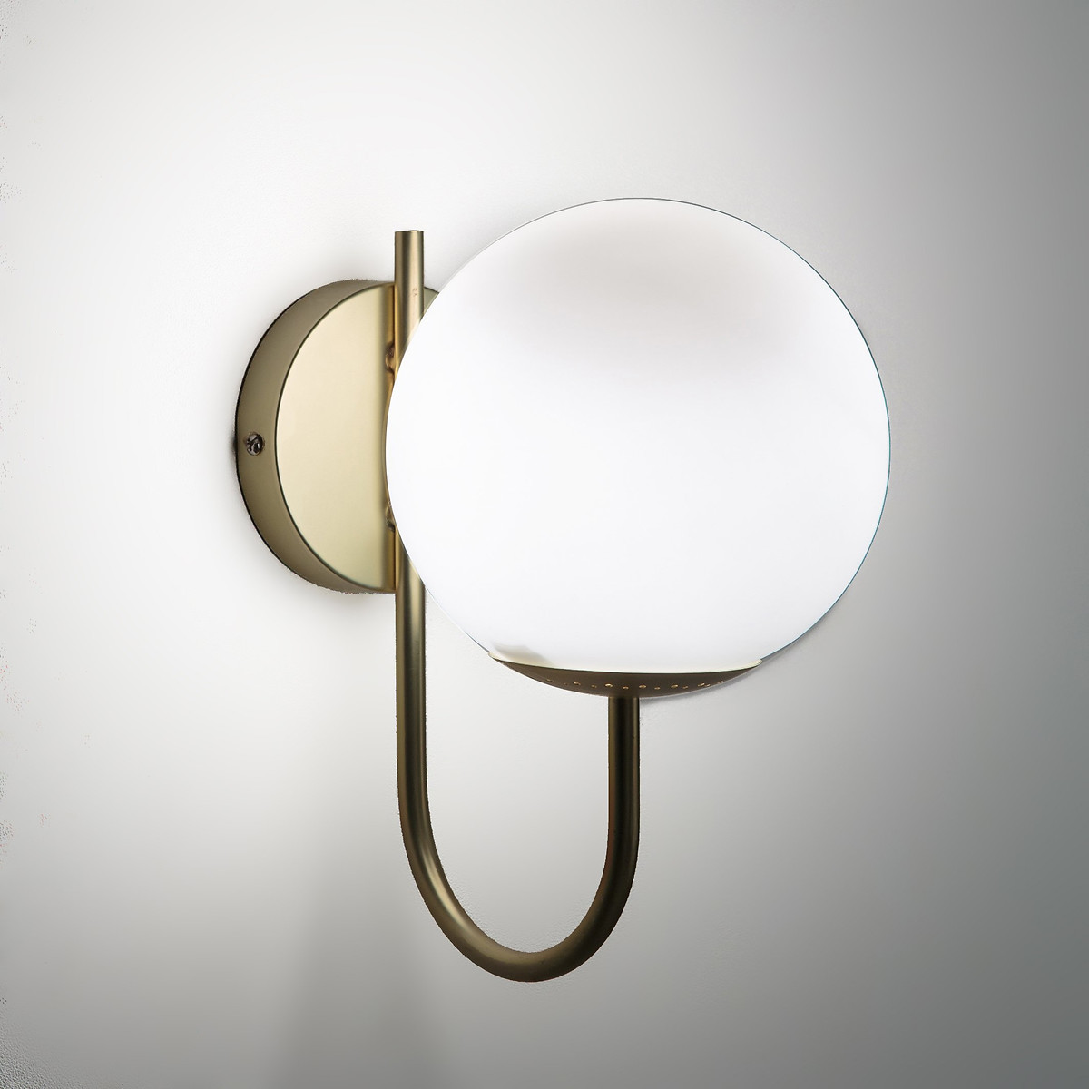 Applique verre opaline, Moricio blanc, LA REDOUTE INTERIEURS