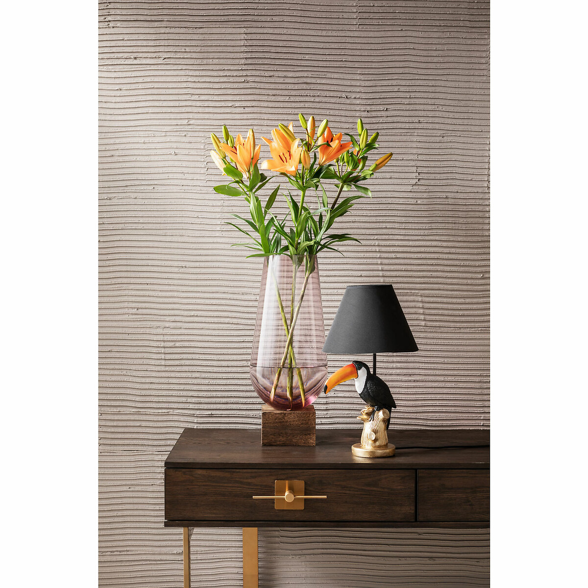 Scrivania Osaka 138x60cm marrone, KARE DESIGN
