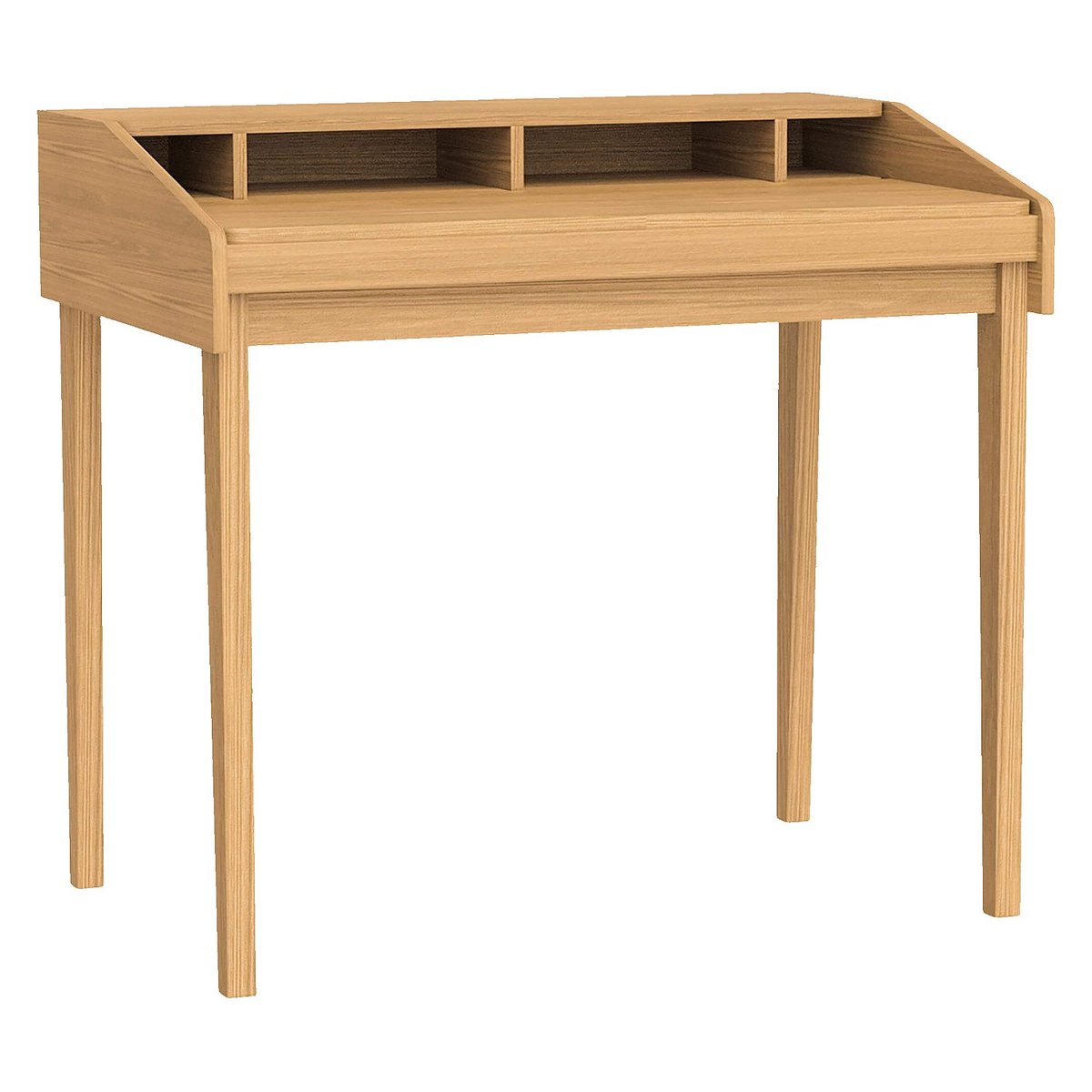 Bureau chêne TANIA naturel clair, HABITAT