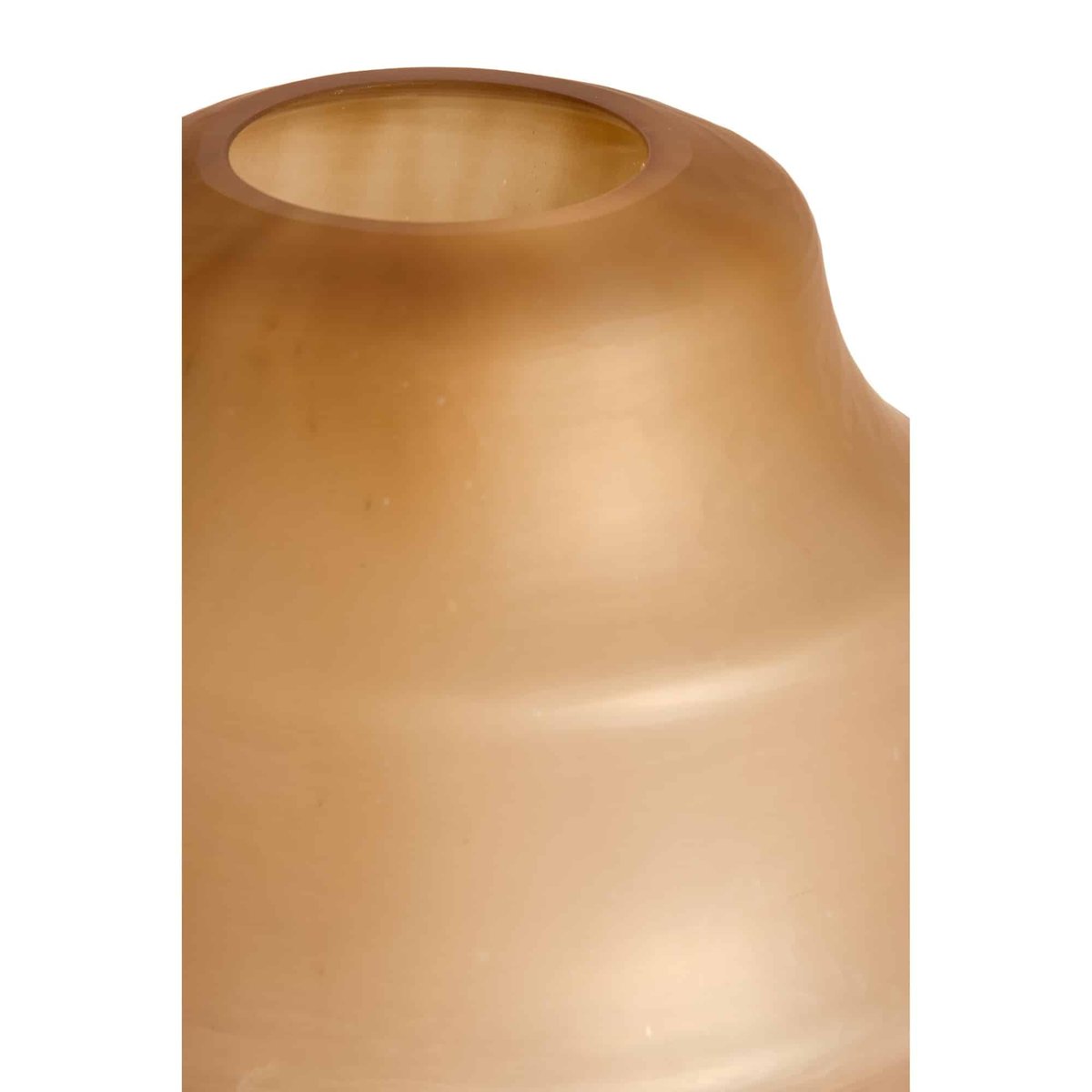 Vase Verre NAYORO doré, LIGHT & LIVING 