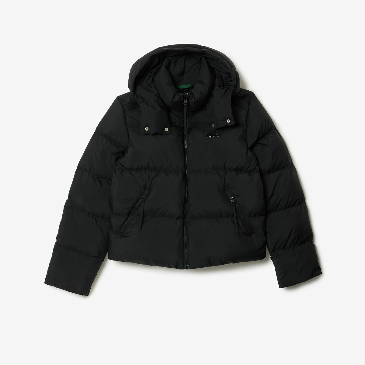 Doudoune à capuche relaxed fit duvet noir-031, LACOSTE