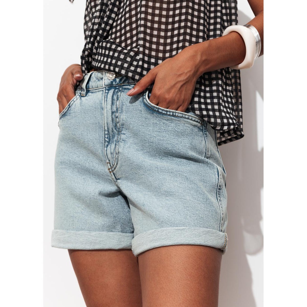 Short en jean jean clair, PROMOD