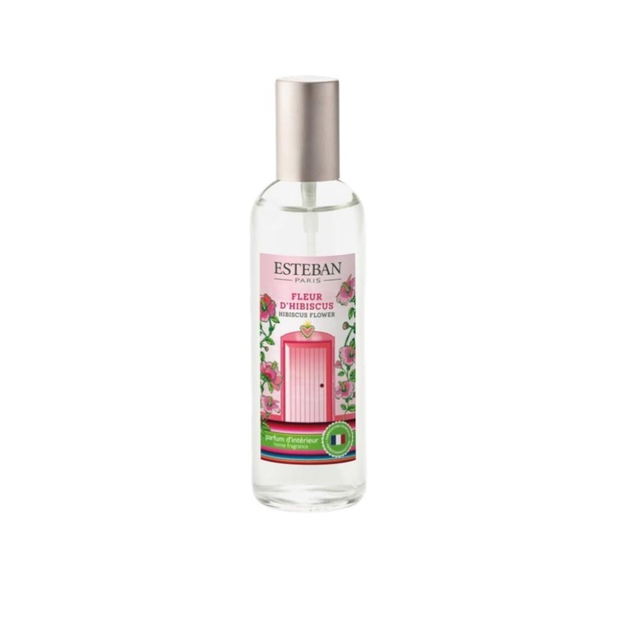 Parfum d'intérieur - Vaporisateur Fleur d'hibiscus 100ml transparent, ESTEBAN