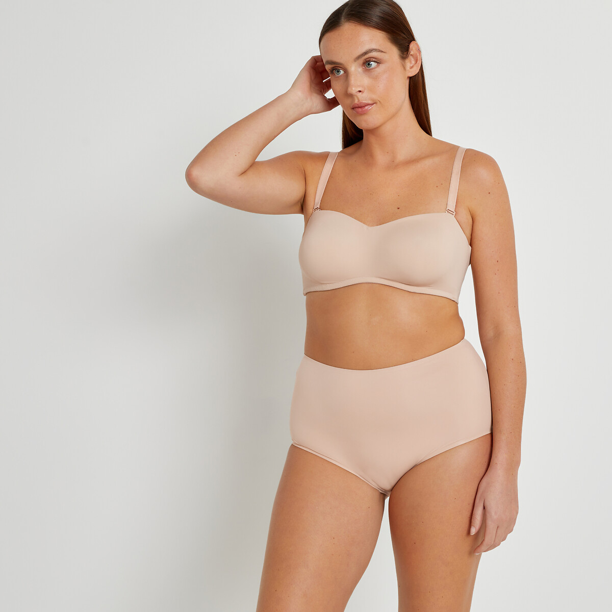 Reggiseno a fascia in microfibra invisibile nude, LA REDOUTE COLLECTIONS PLUS