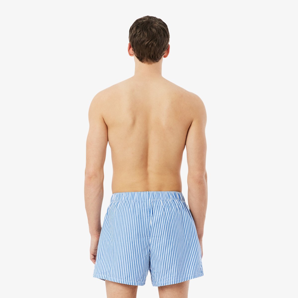 Lot de 2 caleçons popeline coton bleu-fpt, LACOSTE