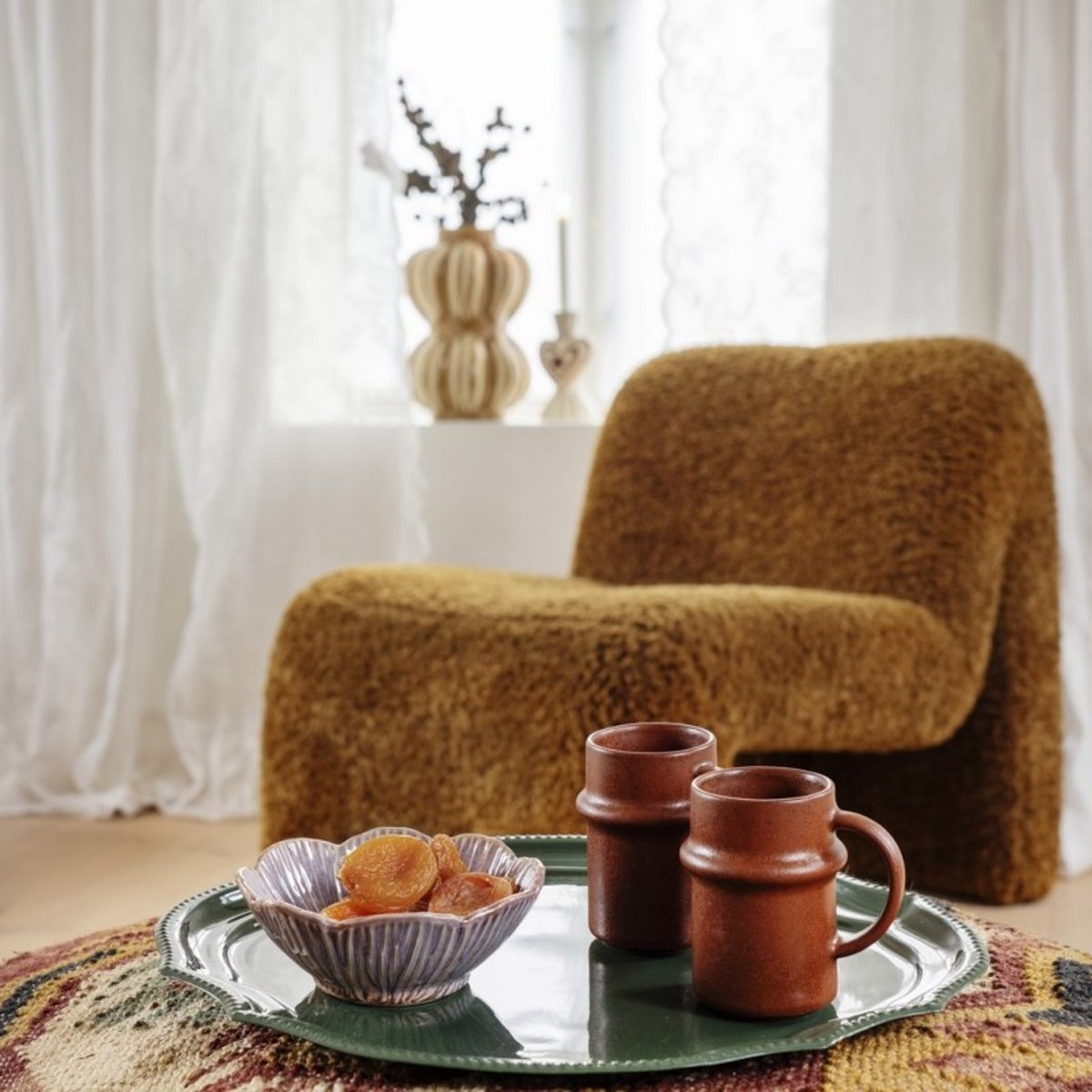 Tasse grès design rouge, MADAM STOLTZ