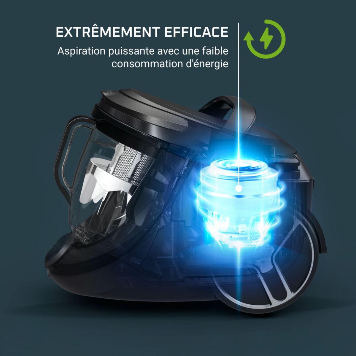 Aspirateur sans sac Silence Force Cyclonic Effitech RO7936EA couleur unique, ROWENTA