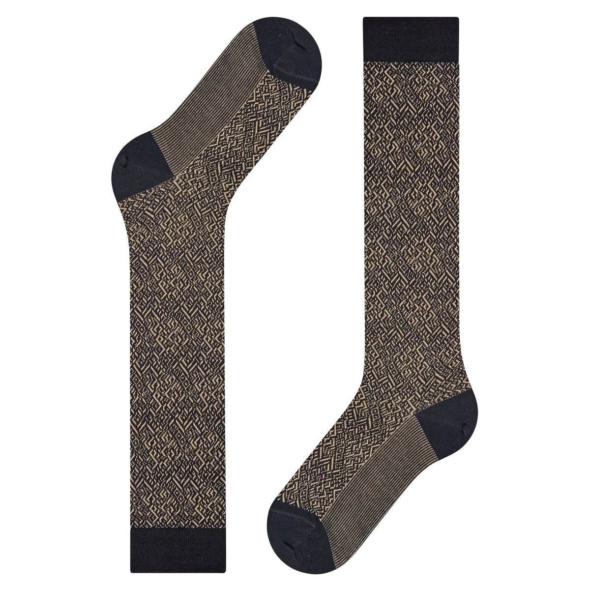 Mi-bas Snow Glitter noir, FALKE