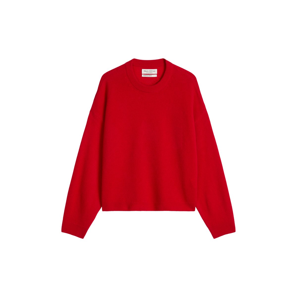Pull ample en laine mérinos douce rouge, MARC O'POLO