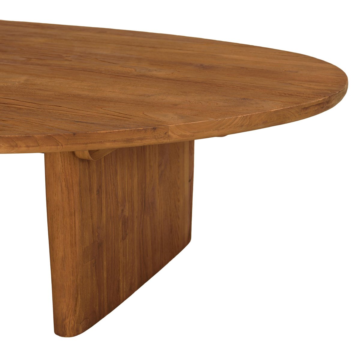 Table basse 140x75cm en bois de teck recyclé SWING bois naturel, PIER IMPORT