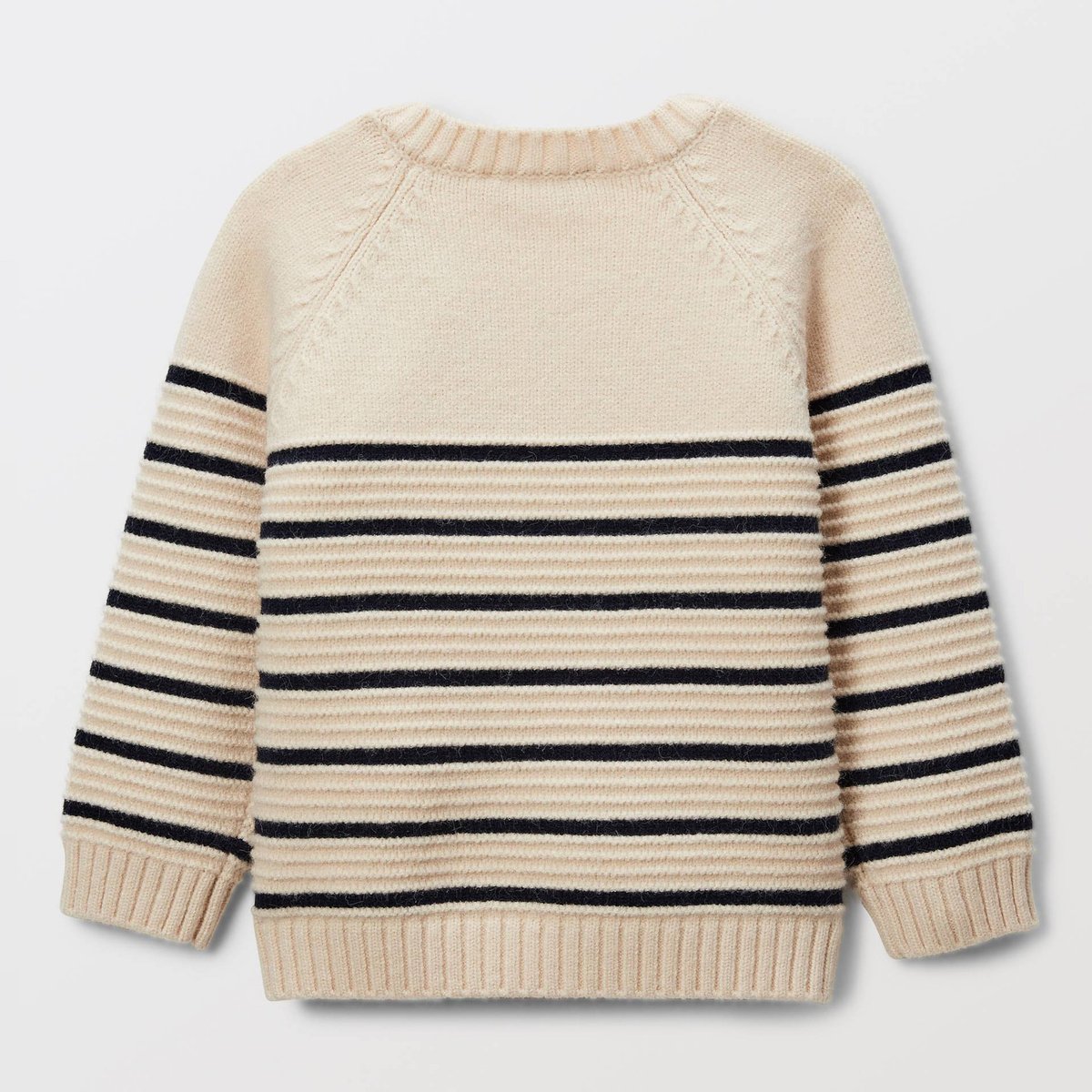 Pull rayé ecru, BOUT'CHOU