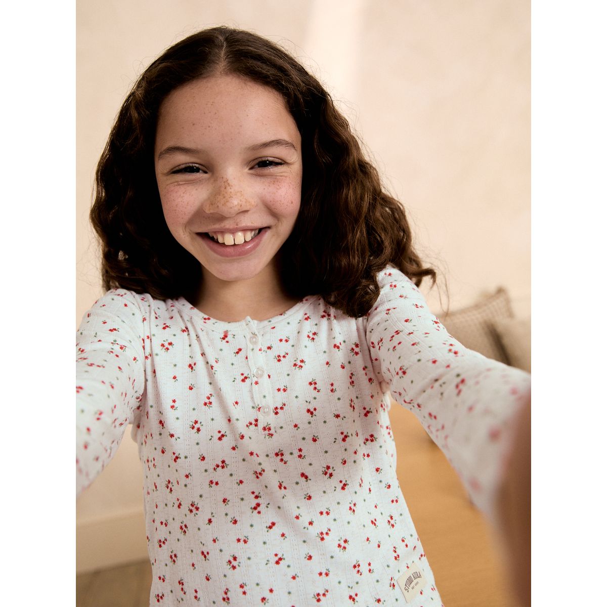 Pyjama large en pointelle, lot de 1 écru, NEXT