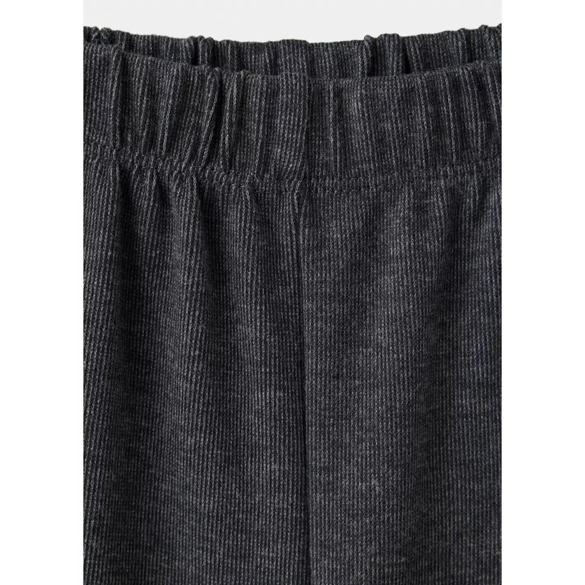 Pantalon wide leg détail nœuds gris anthracite, MANGO KIDS