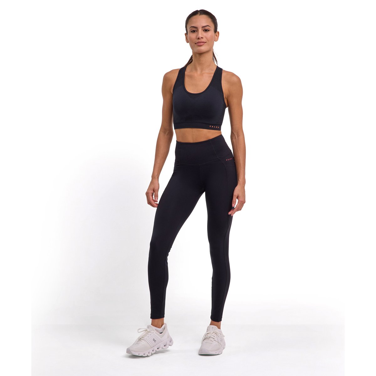 Soutien-gorge sport Madison Low Support noir, FALKE