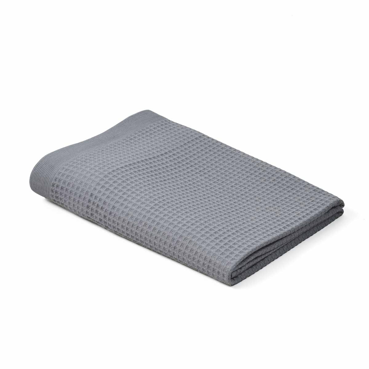 Drap de bain en nid d'abeille 300 g/m² - EPURE carbone, TRADITION DES VOSGES