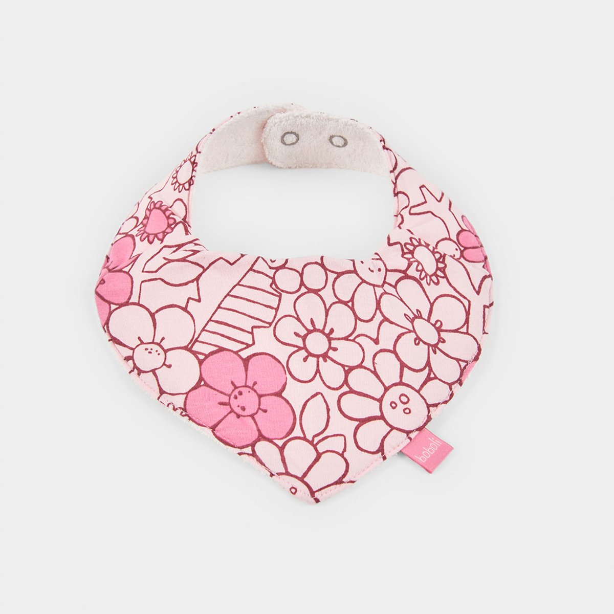 Pack de 2 bavoirs bébé en coton imprimé multicolore, BOBOLI