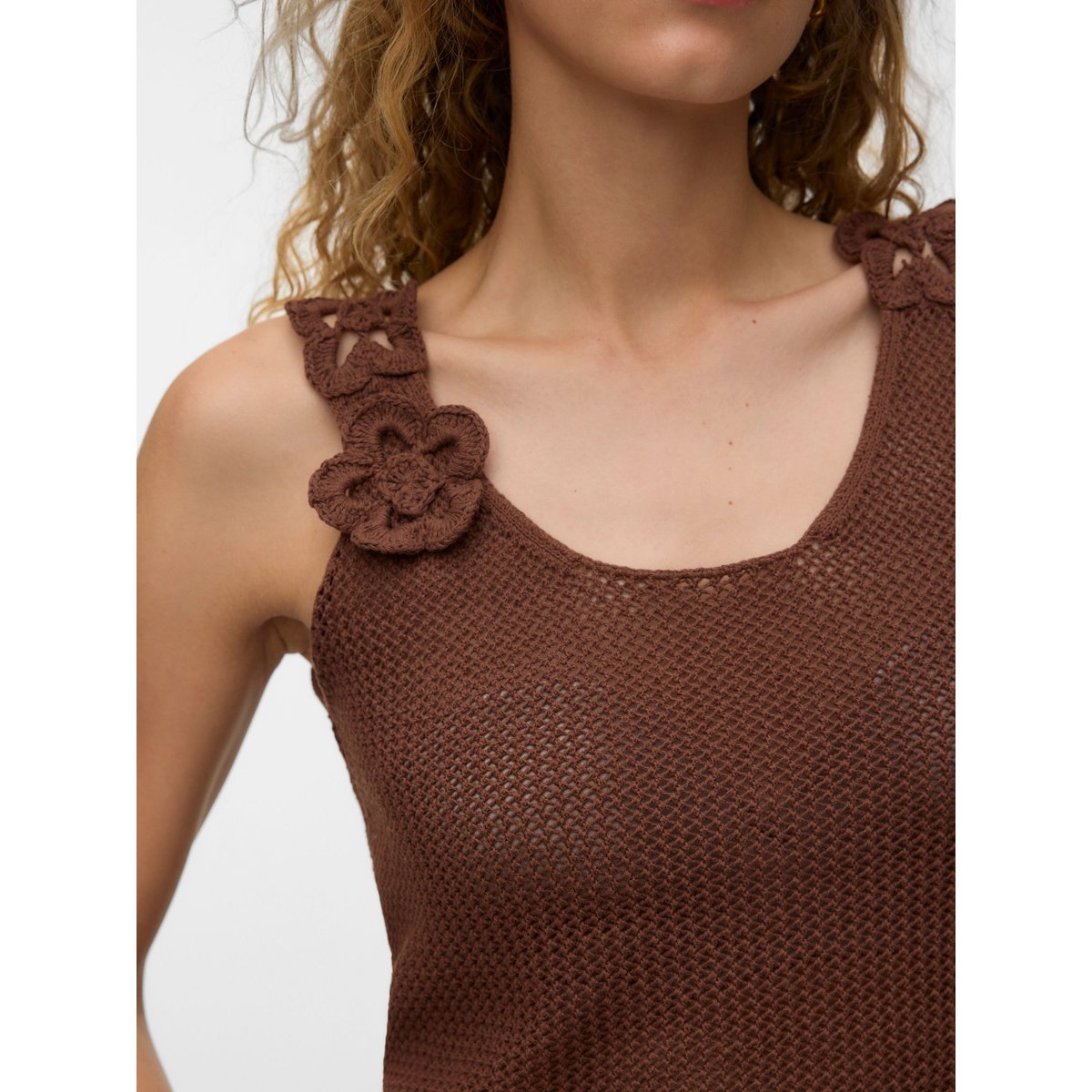 Top cocoa brown, VERO MODA