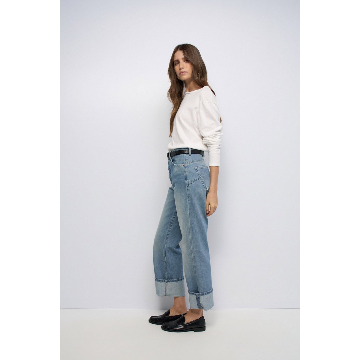 JEAN FAITH PUSH IN STRAIGHT bleu, SALSA JEANS
