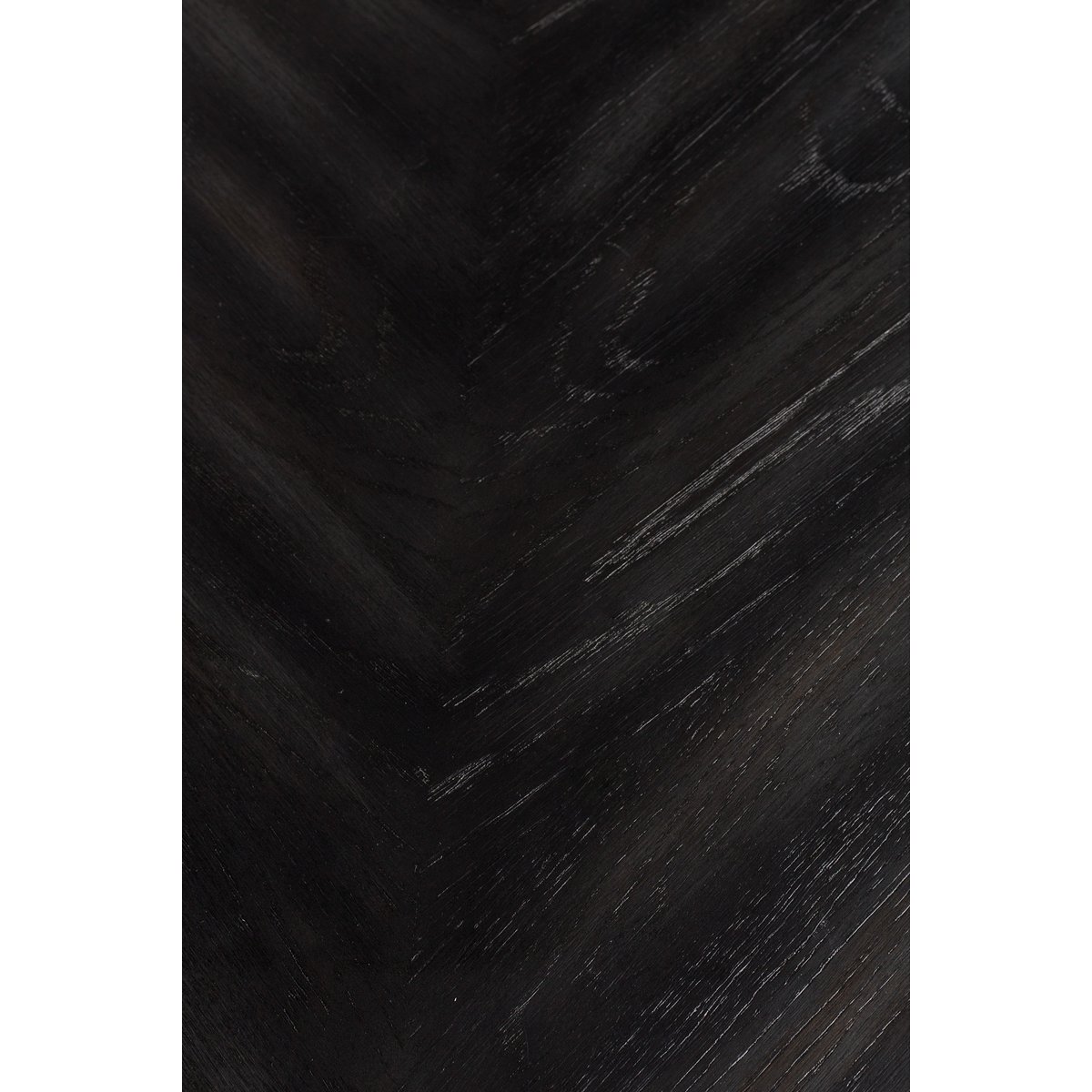 Table en bois rectangulaire 6 places Seth noir, ZUIVER