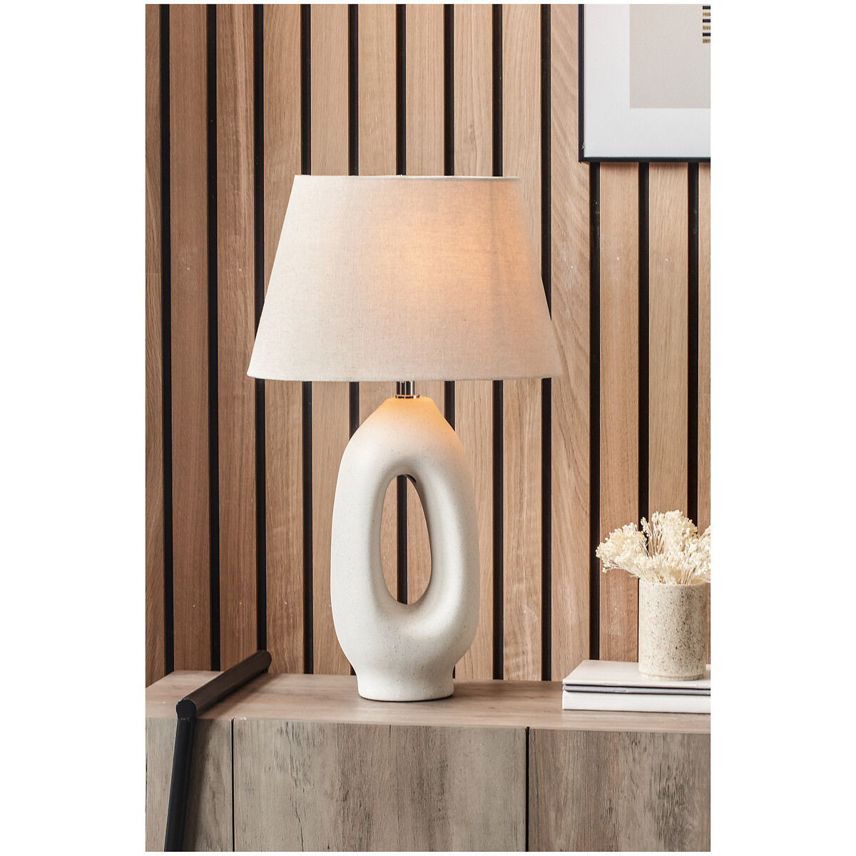 Layla Tall Organic Ceramic Table Lamp natural, ÉDITÉ
