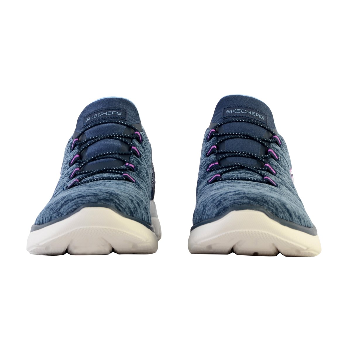Basket Basse à Lacets Summits Dazzling Haze violet marine, SKECHERS