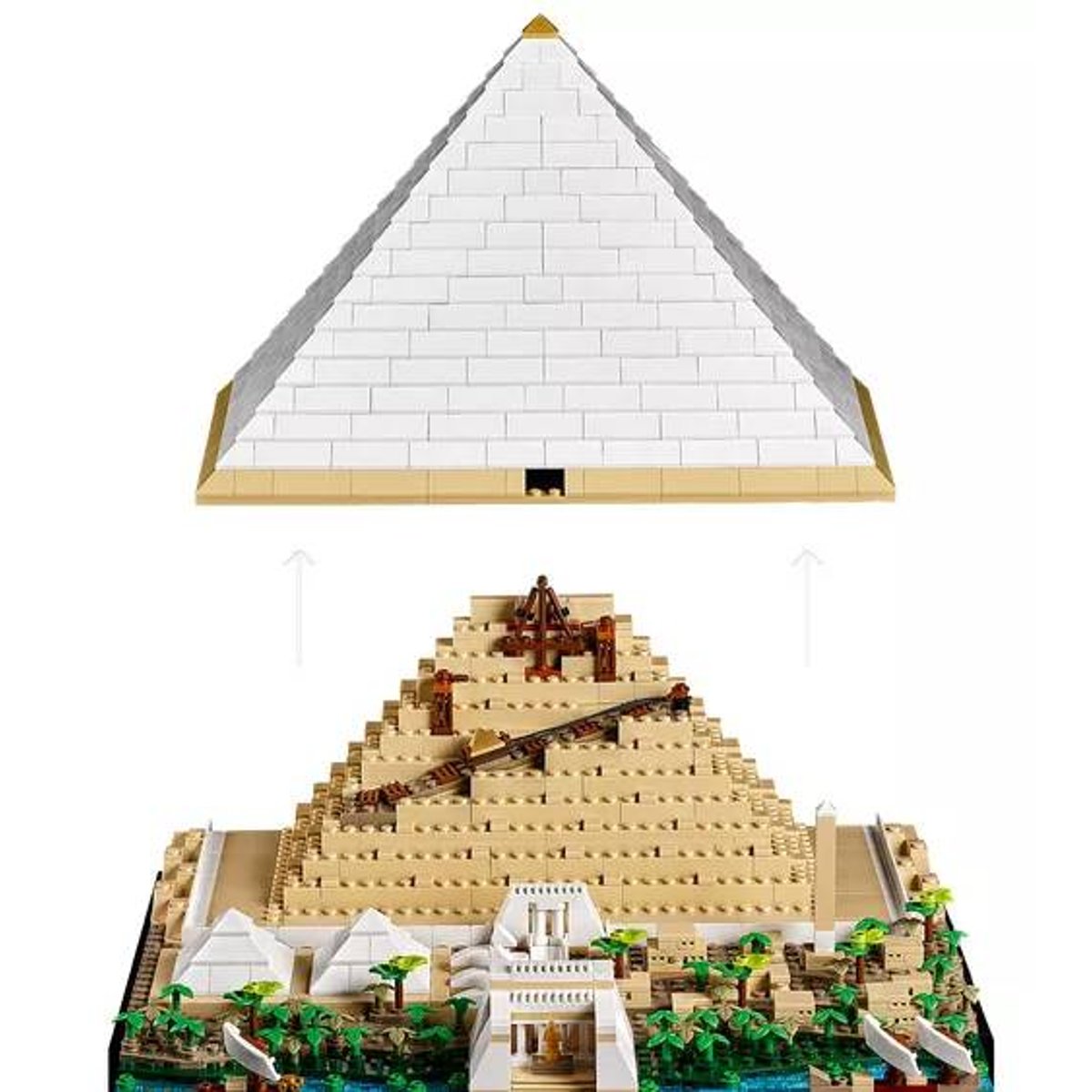 LEGO Architecture - Modèle de la Grande Pyramide de Gizeh - 21058 multicolore, LEGO