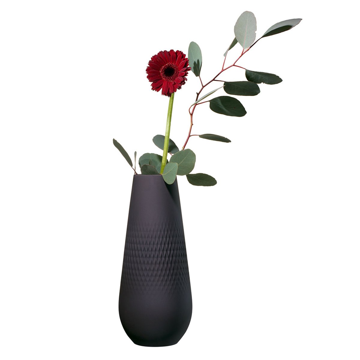 Vase Carré Haut MANUFACTURE noir, VILLEROY & BOCH