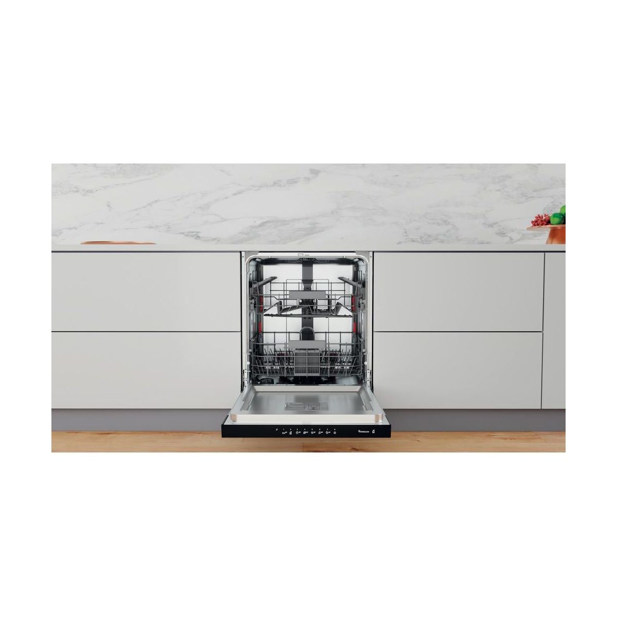 Lave vaisselle encastrable WBC3C34PB bandeau noir, WHIRLPOOL