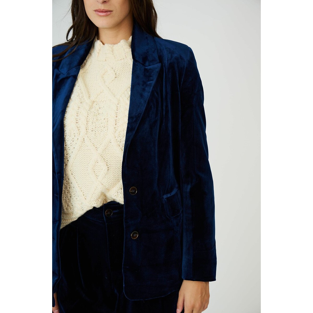 Blazer navy blue, SEE U SOON