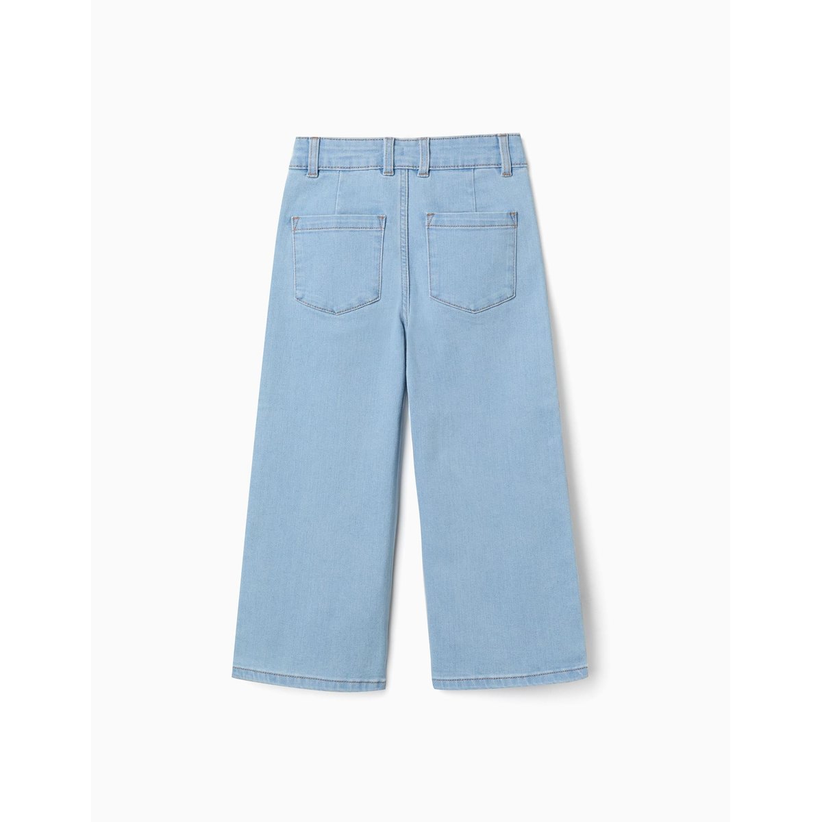 Jean à jambe large avec poches devant et derrière bleu clair, ZIPPY