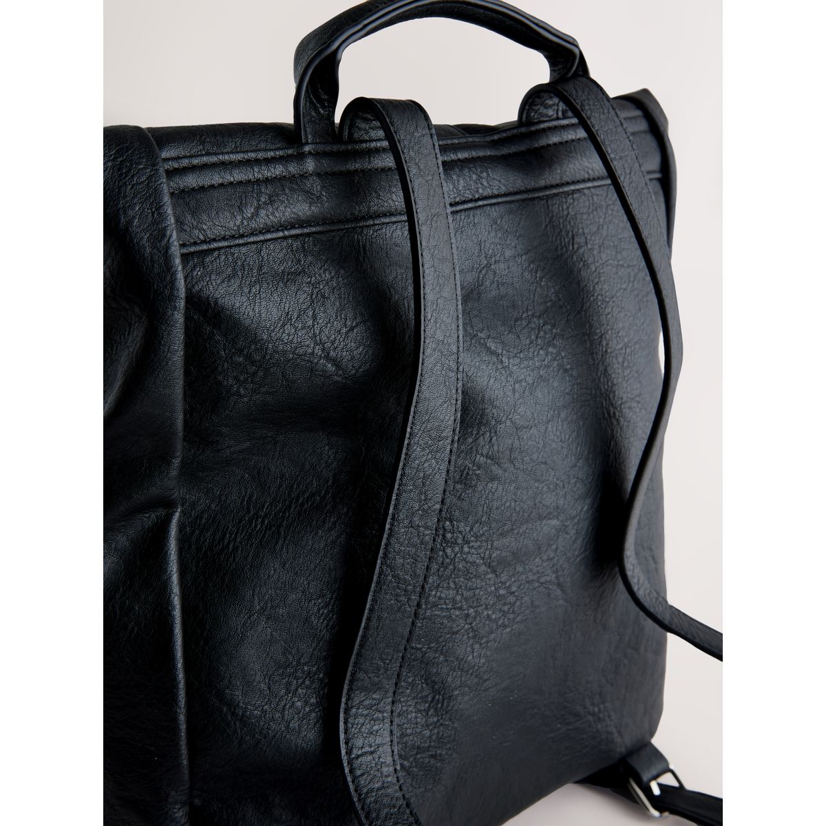 Sac à dos souple noir, NEXT