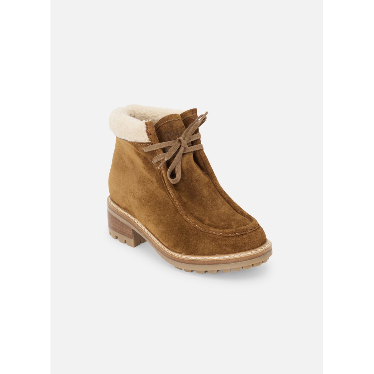 Boots en cuir OLIVE tabac, MELLOW YELLOW