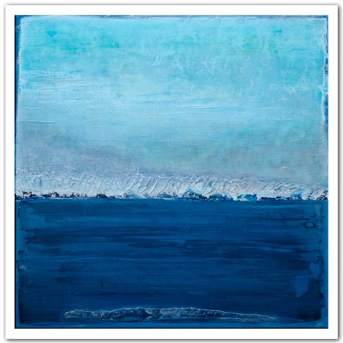 Affiche abstrait classic blue pantone affiche seule, HEXOA