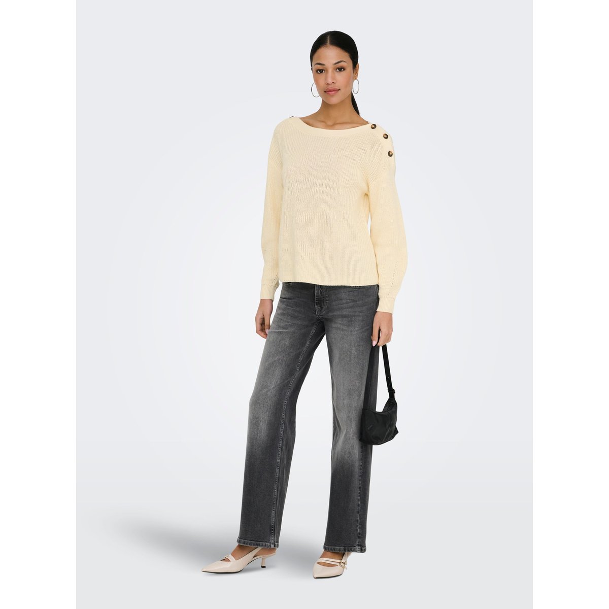 Pull En Maille birch, ONLY