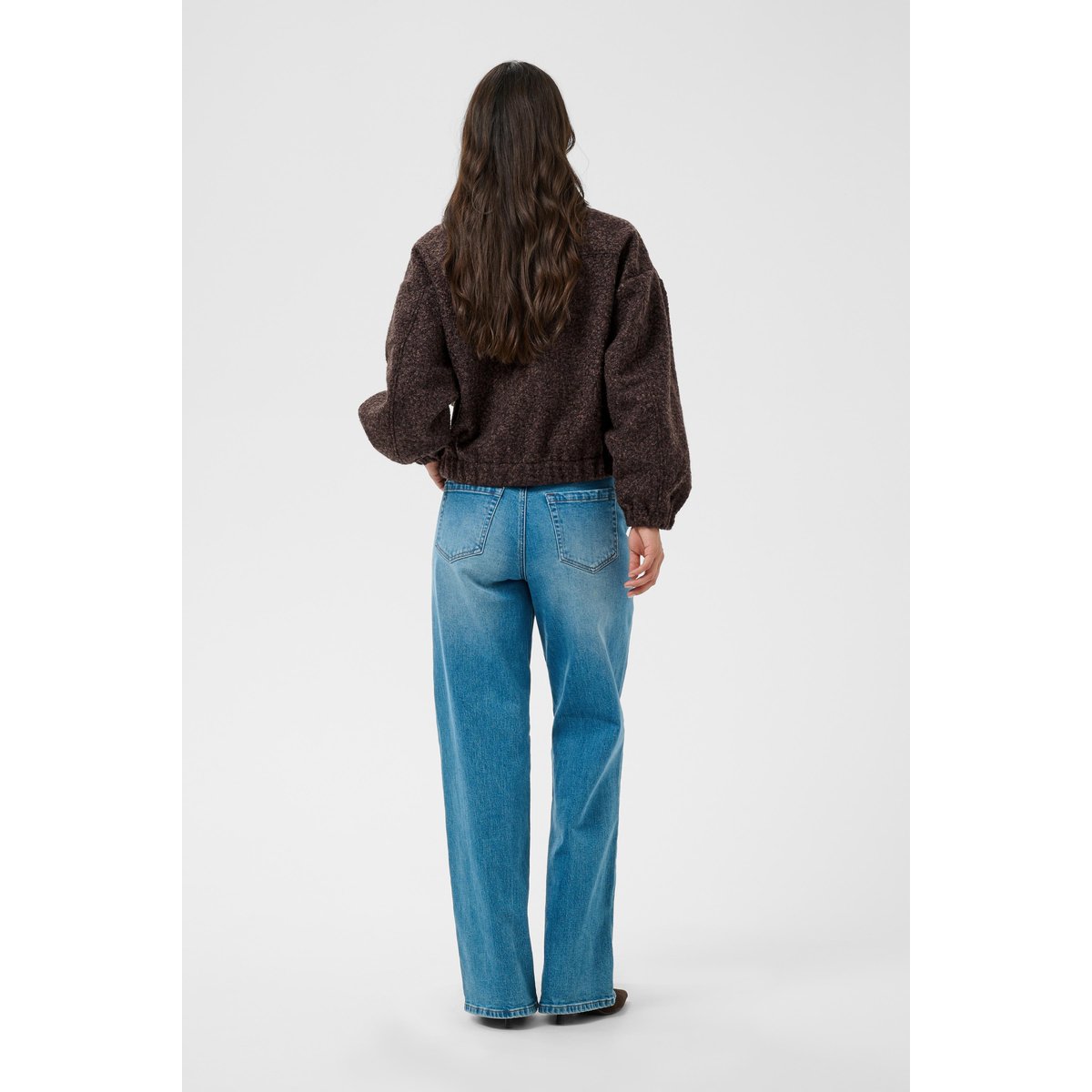 Manteau marron coffee bean melange, KAFFE