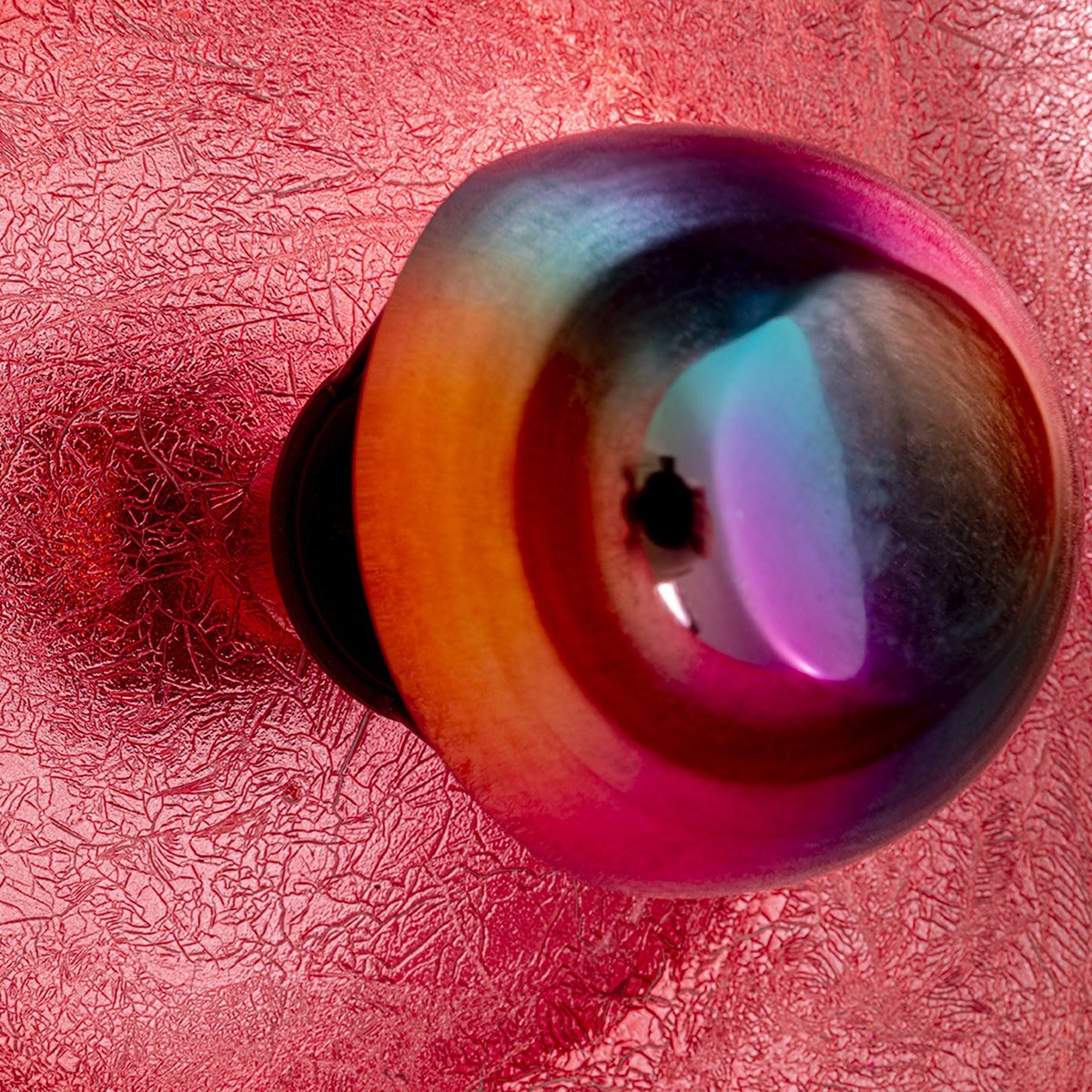 Lampe ronde en acier, RAINBOW multicolore, KARE DESIGN