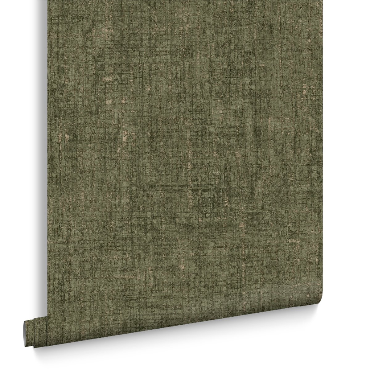 Papier peint Armando Emerald vert, kaki, GRAHAM ET BROWN
