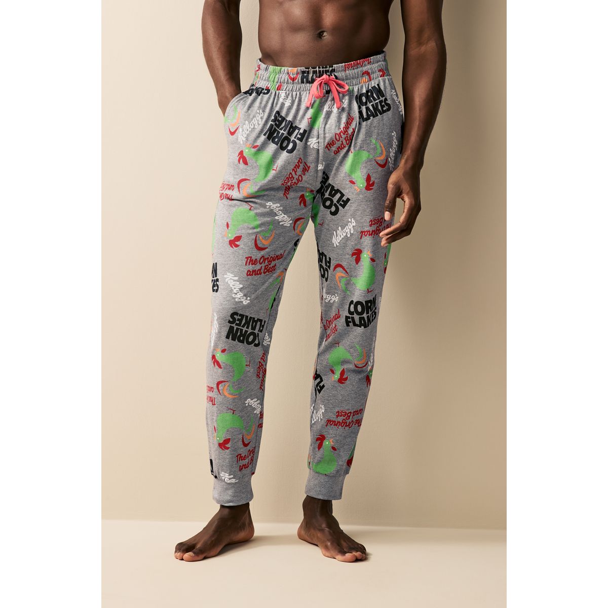 Bas de pyjama motif cornflakes gris, NEXT