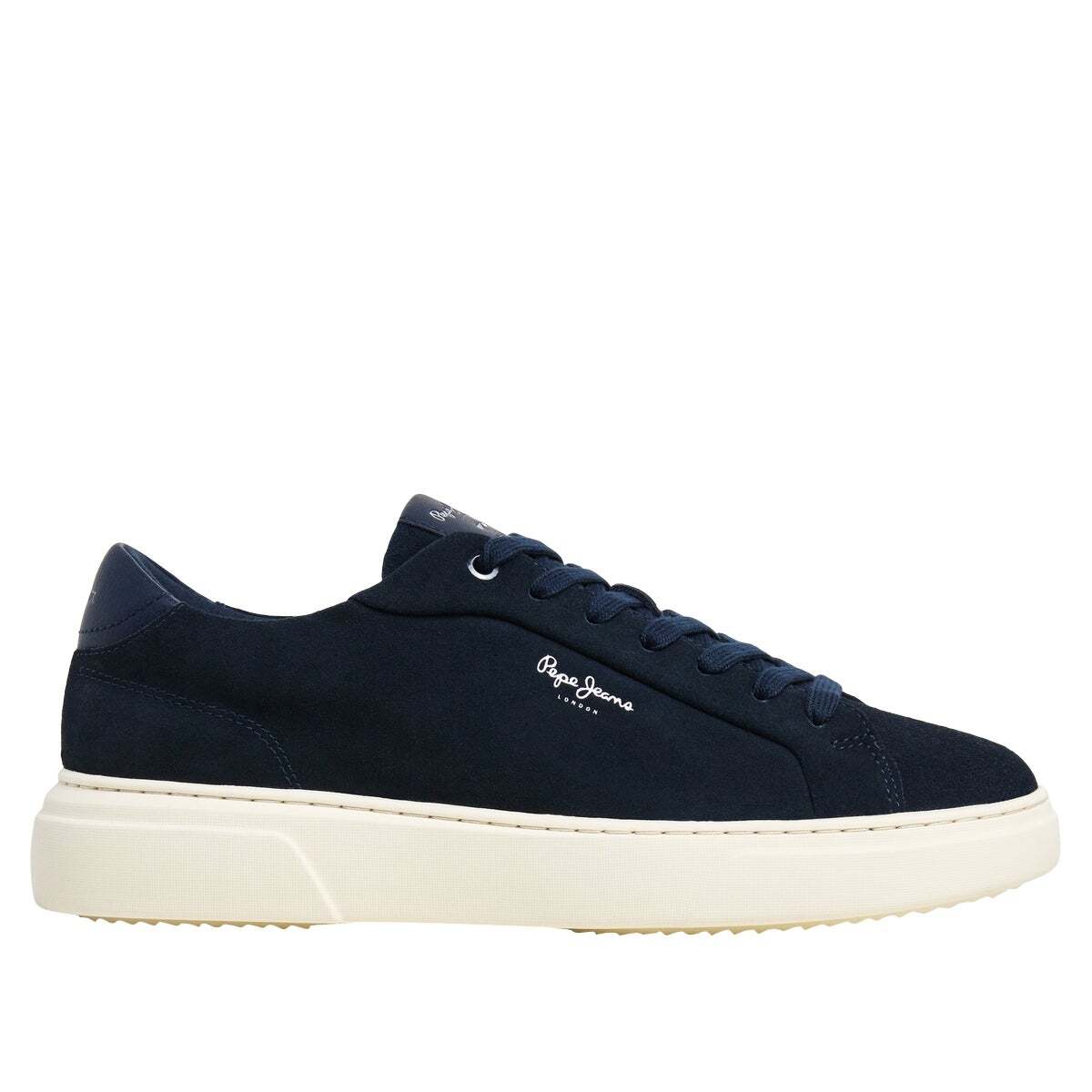 Colins - Baskets En Daim À Semelle Cupsole marine, PEPE JEANS