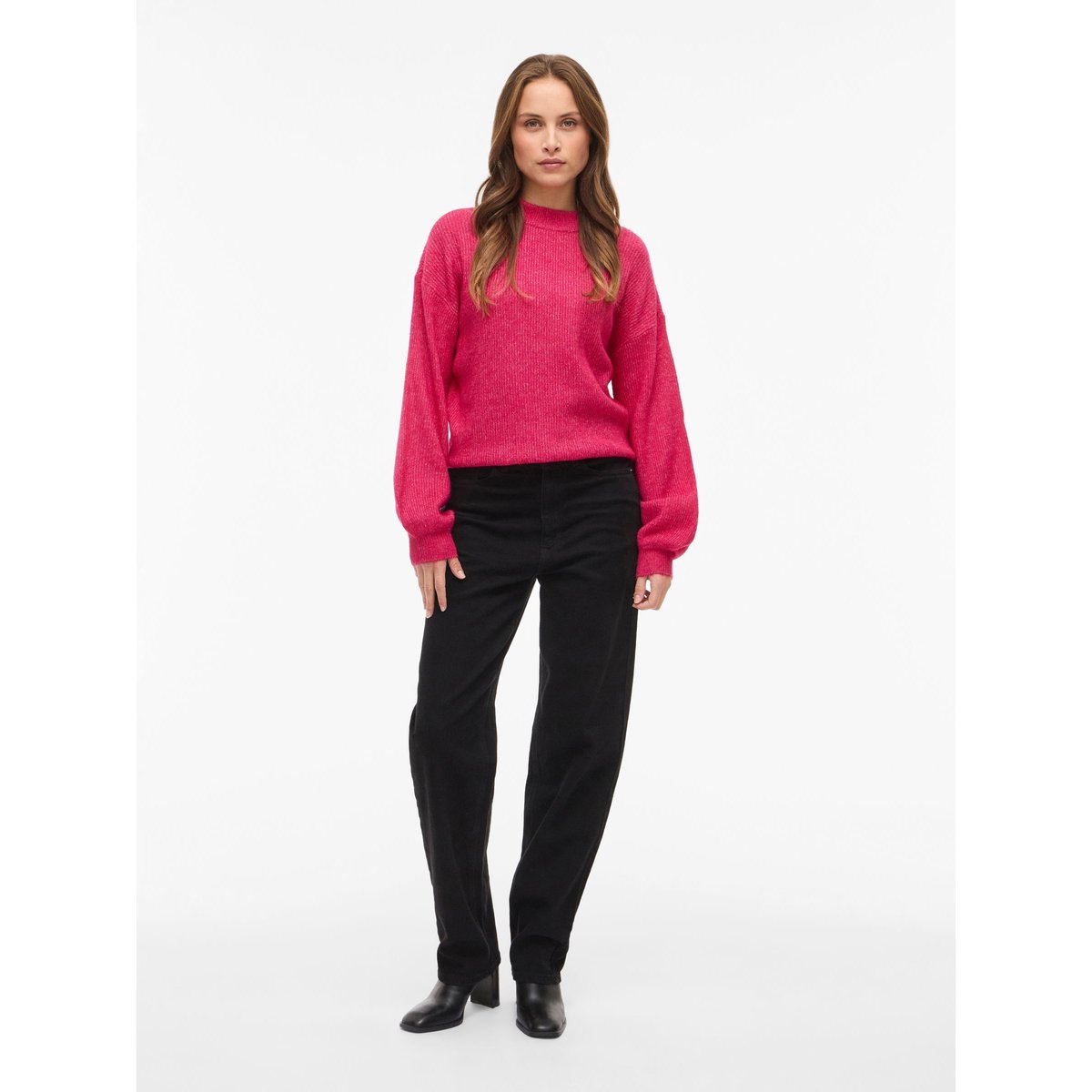 Pull En Maille pink yarrow, VILA