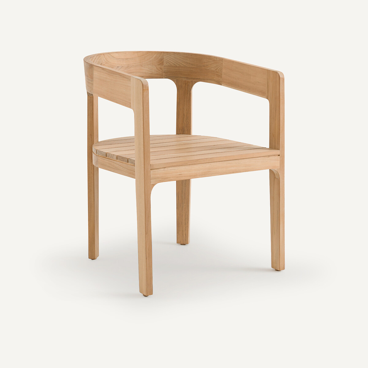 Fauteuil de table en teck, Juanpi naturel, AM.PM