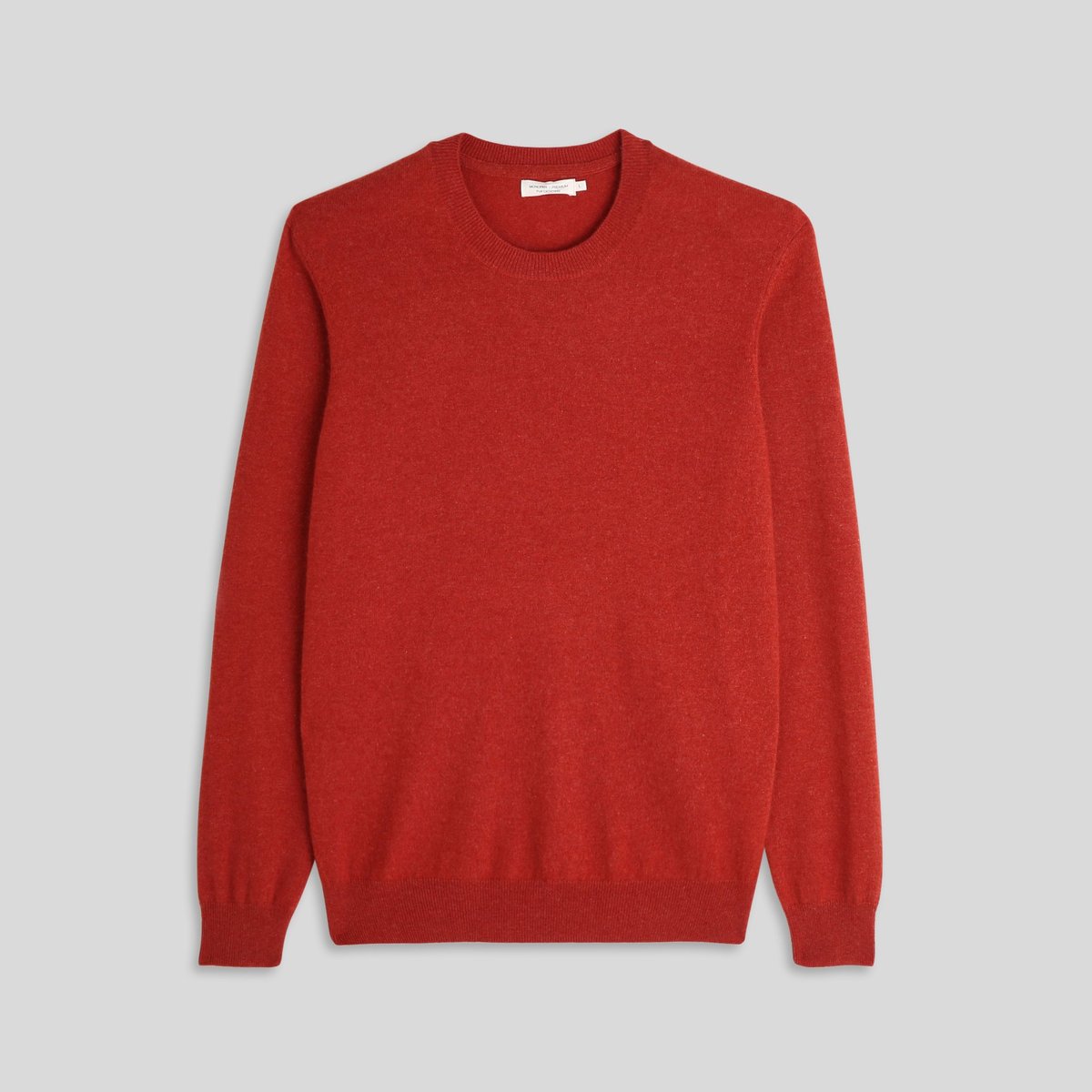Pull En Cachemire Certifié Oekotex santal melange, MONOPRIX