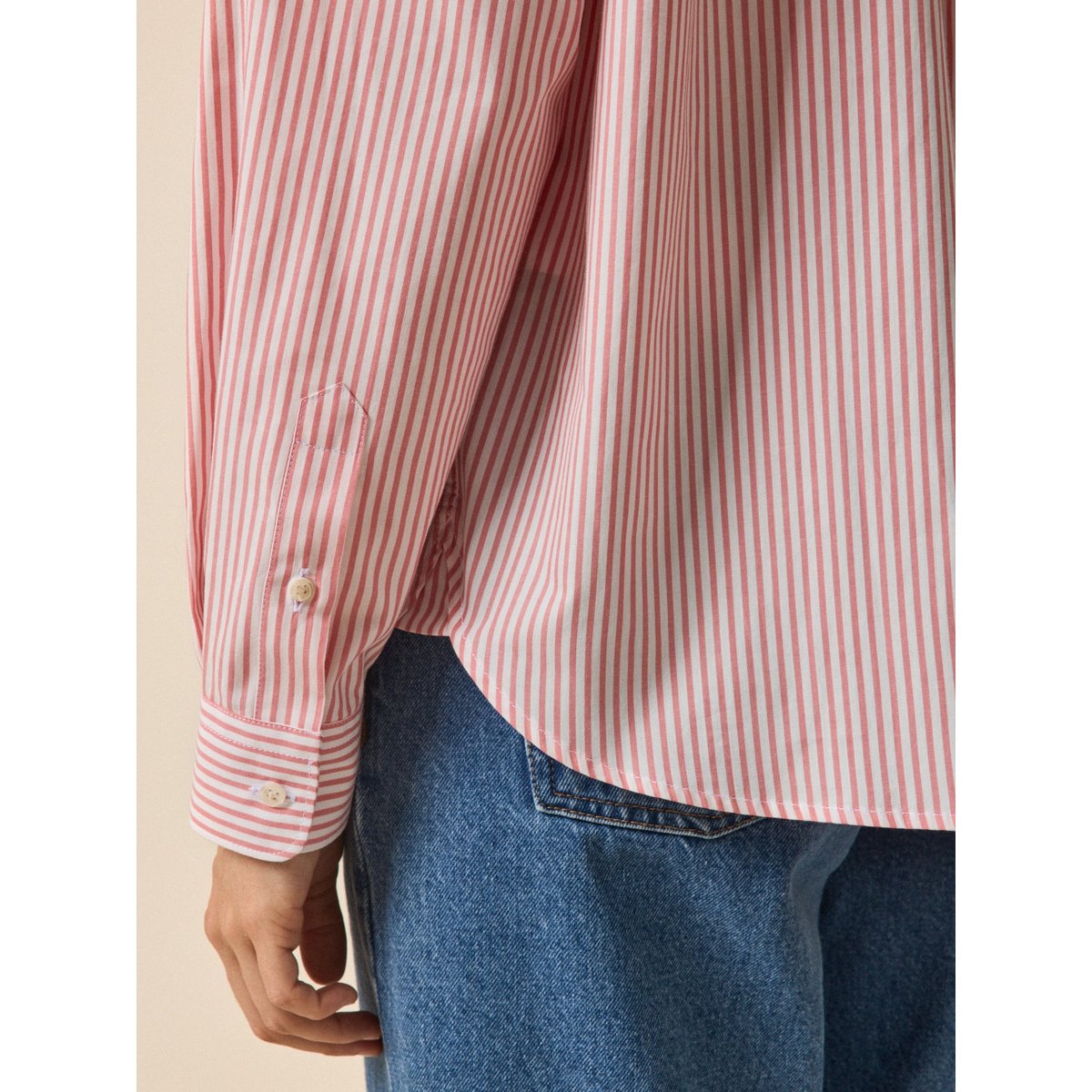 Chemise rayée - Coupe Gaby rayure rose, CYRILLUS