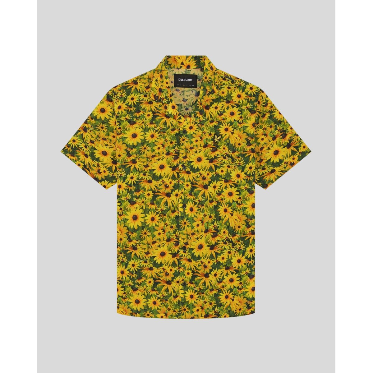 Chemise resort floral graphique jaune super, LYLE & SCOTT