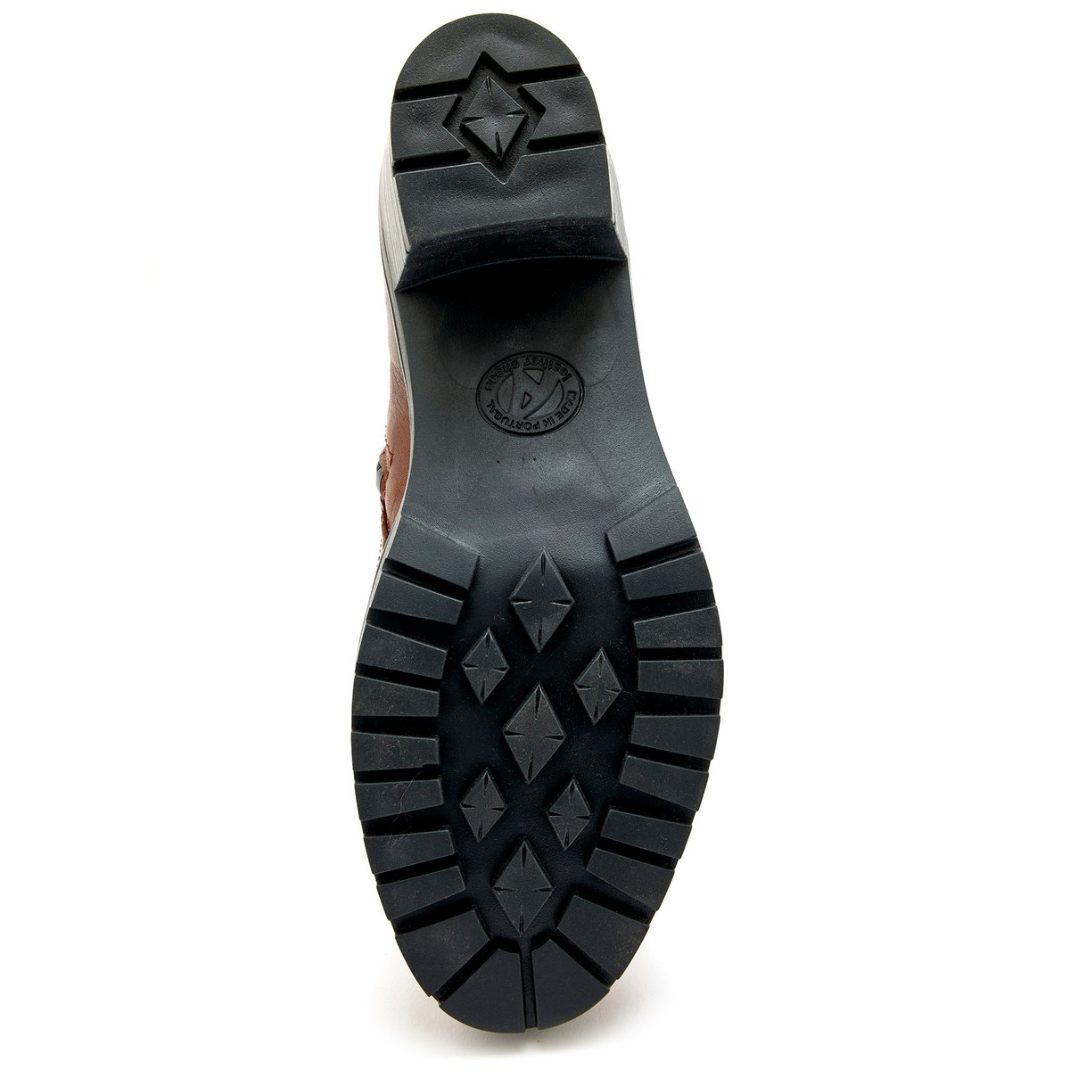 Boots dessus cuir marron, PEDICONFORT