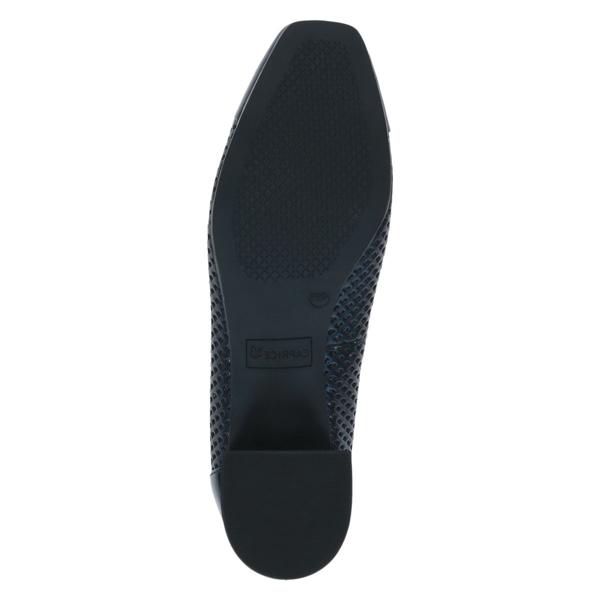 Escarpin talon bloc bleu marine foncé, CAPRICE