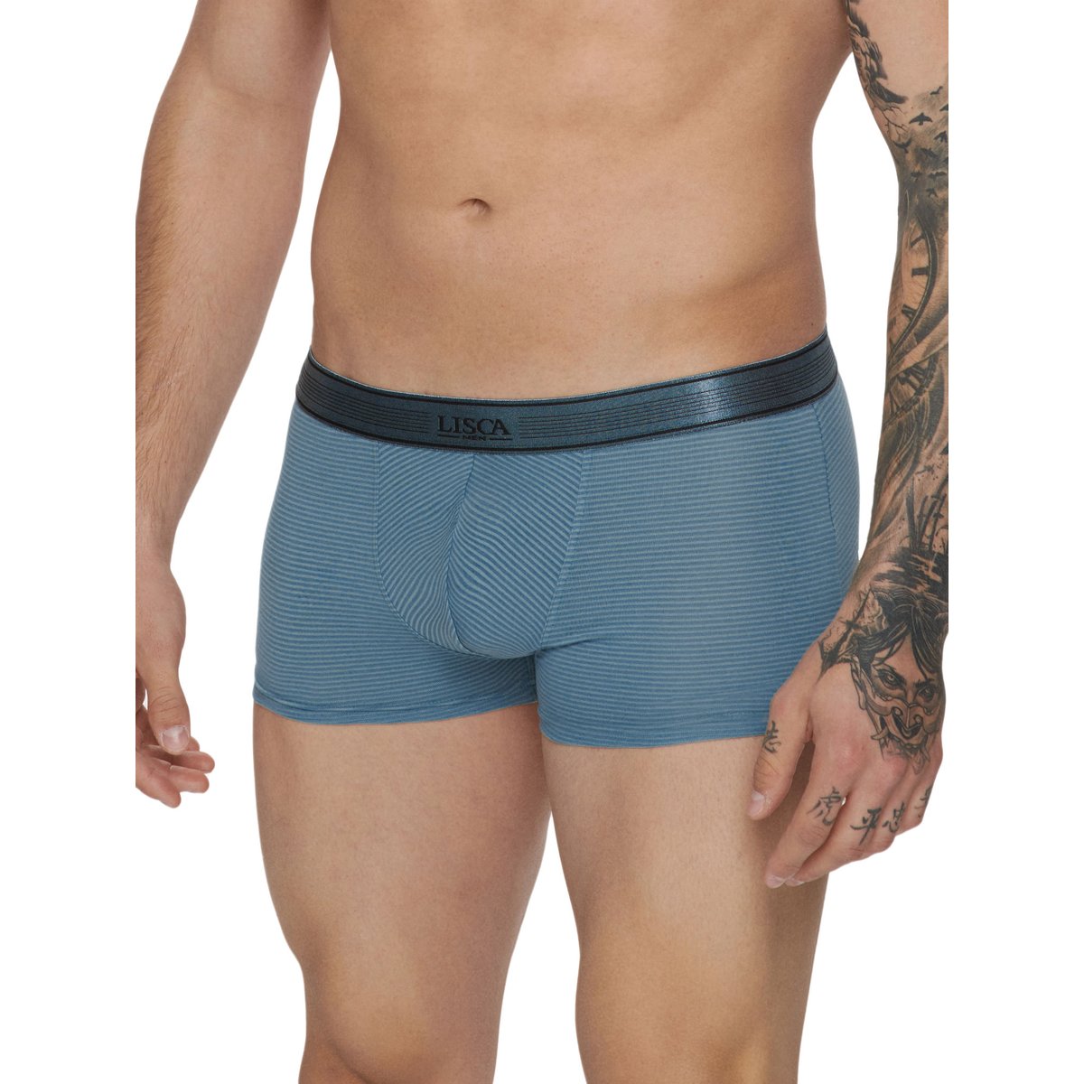 Boxer Zeus bleu ciel, LISCA