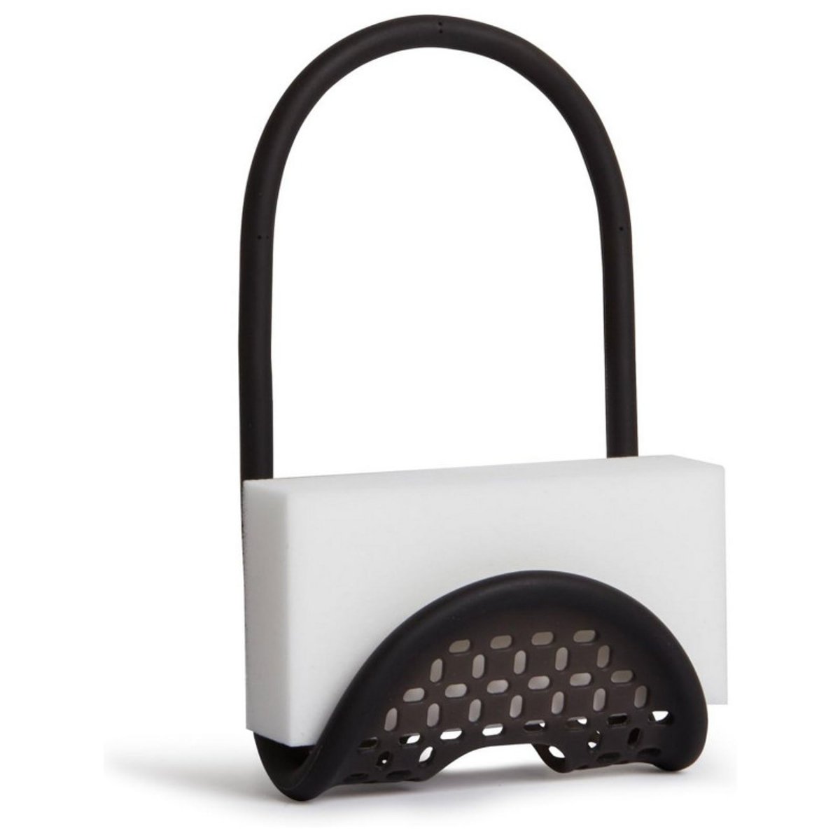 Panier rangement éponge cuisine SLING noir, UMBRA