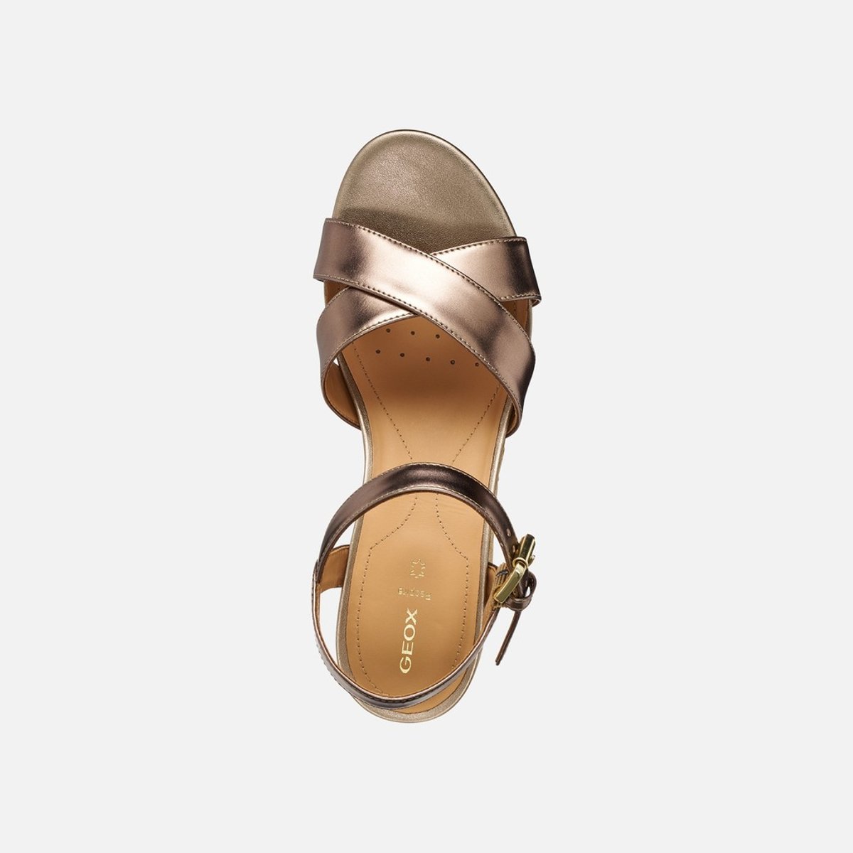 Sandales D ISCHIA CORDA beige foncé, GEOX