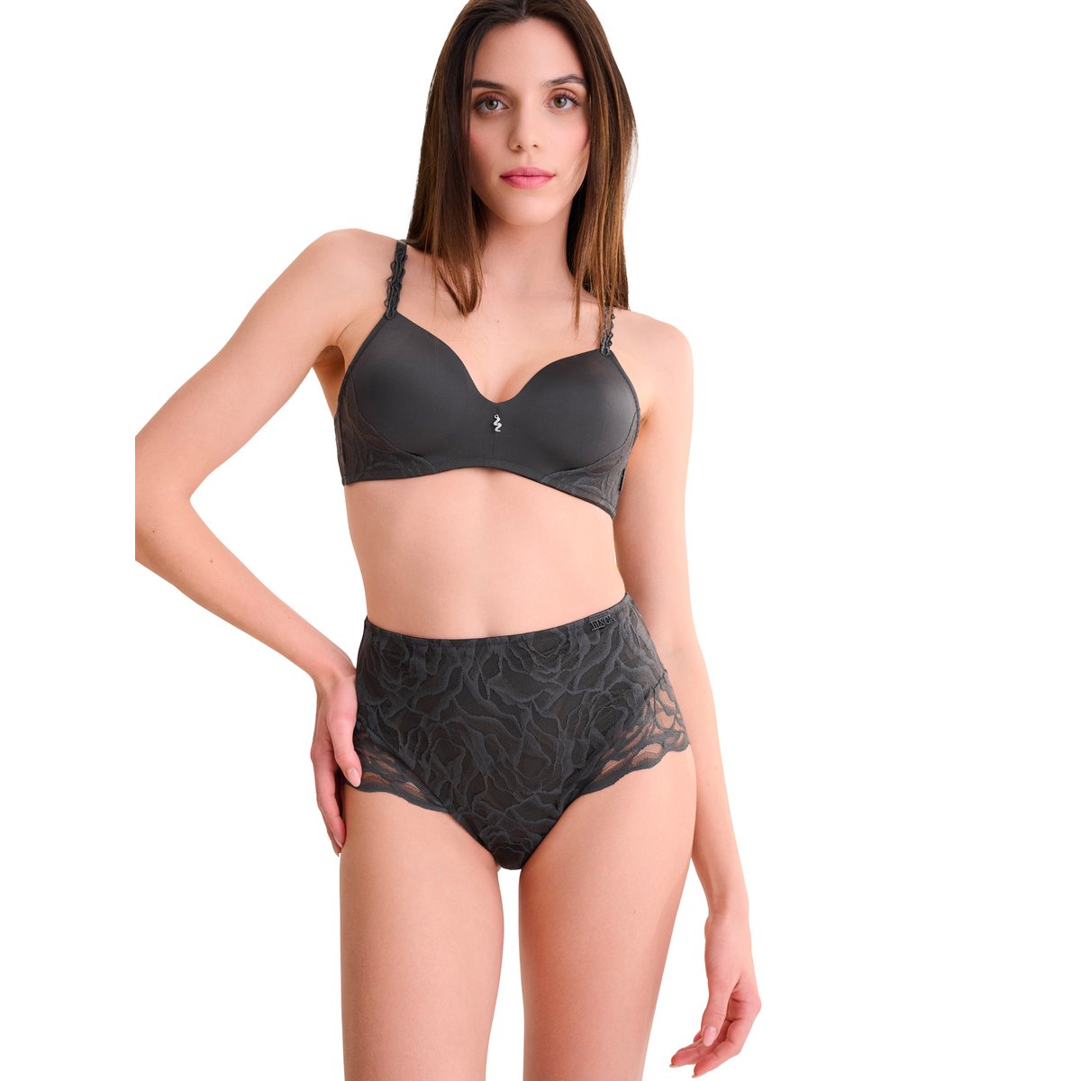 Soutien-gorge préformé sans armatures RIVER gris, LISCA
